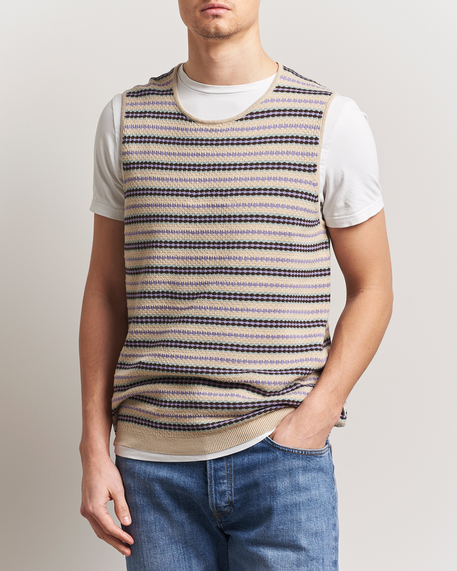 Herr | Tröjor | NN07 | Bari Structured Slipover Multi Stripe