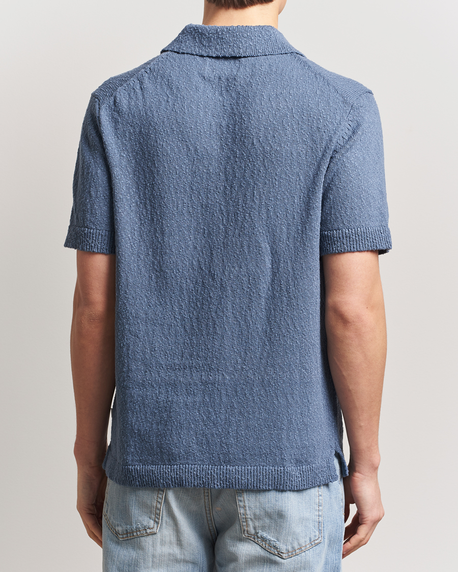 Herr | Pikéer | NN07 | Randy Knitted Polo Bering Blue