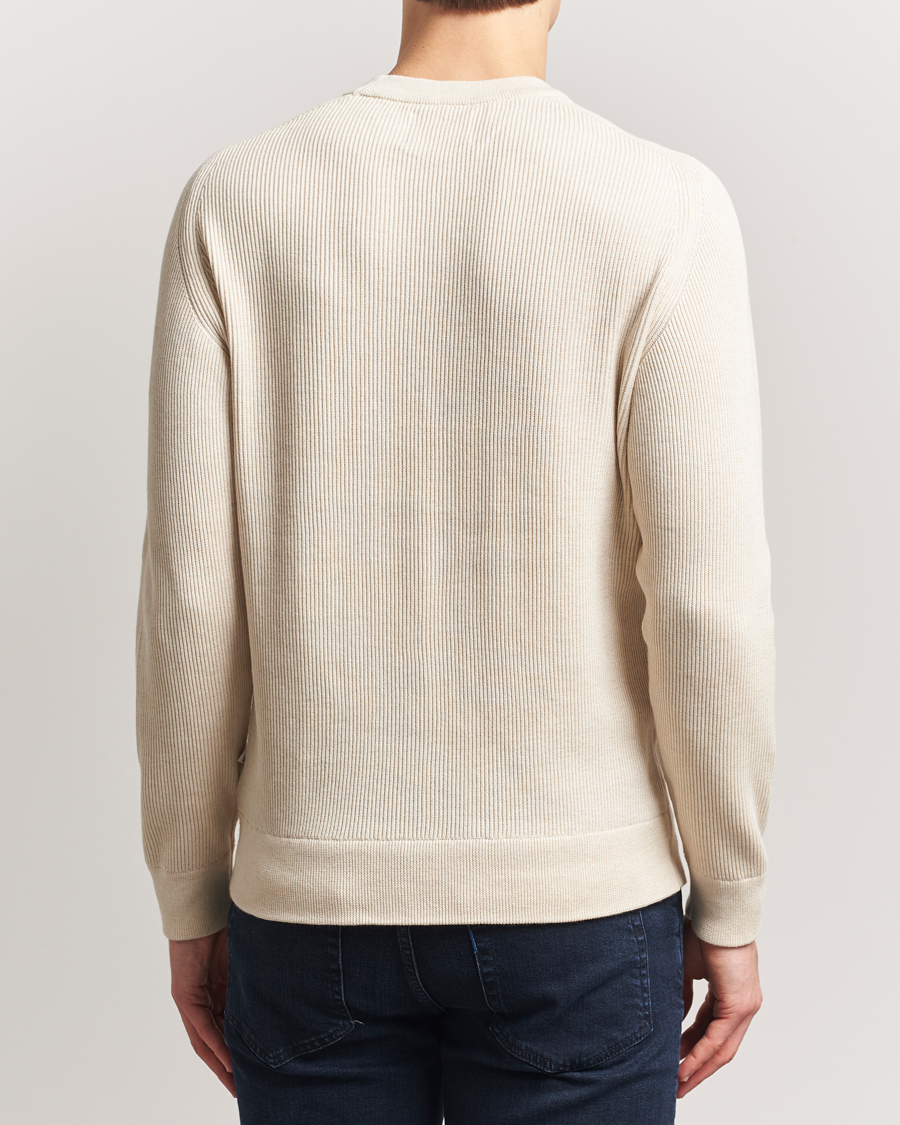 Herr | Tröjor | NN07 | Kevin Cotton Knitted Sweater Ivory