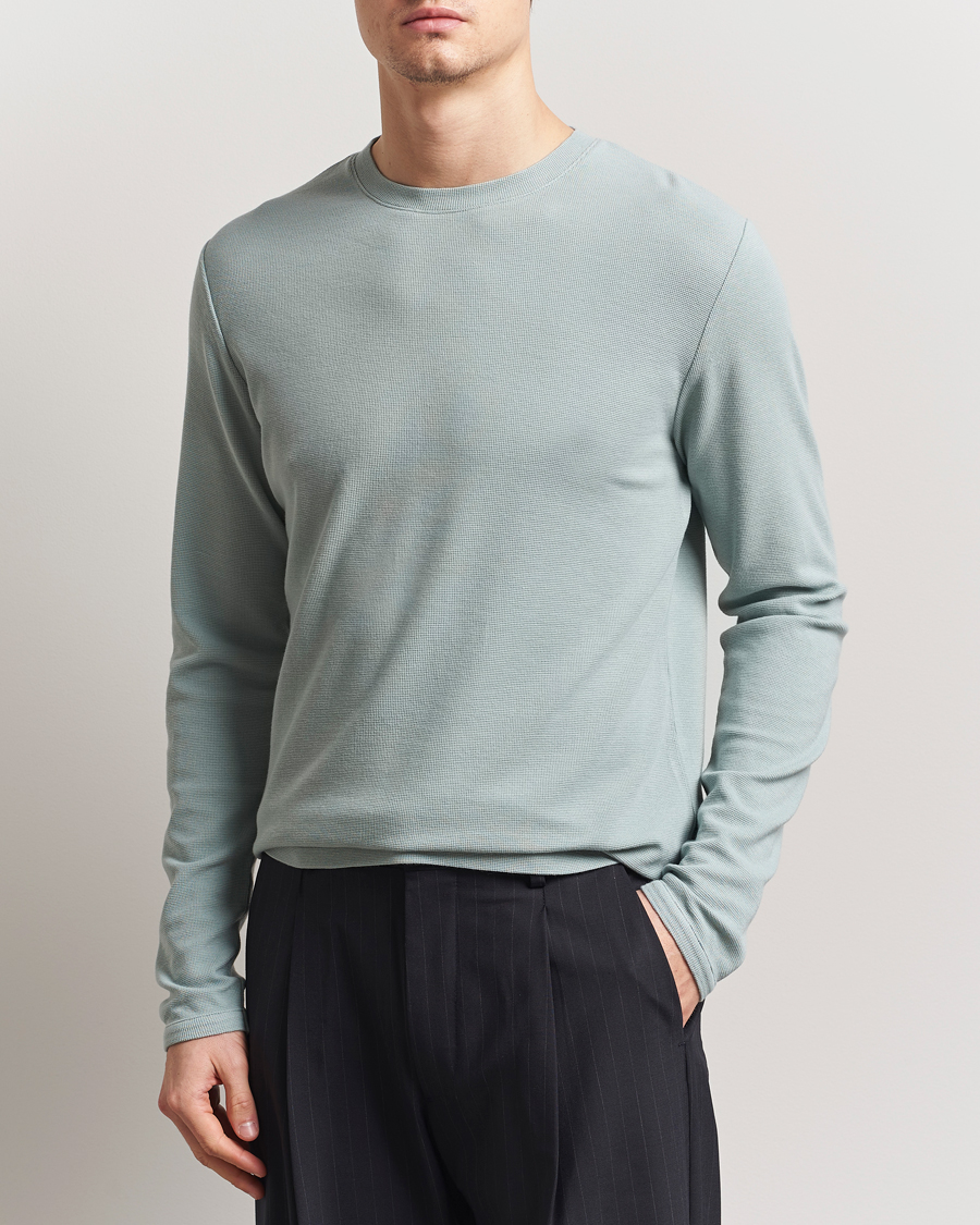 Herr | Tröjor | NN07 | Clive Knitted Sweater Steely Blue