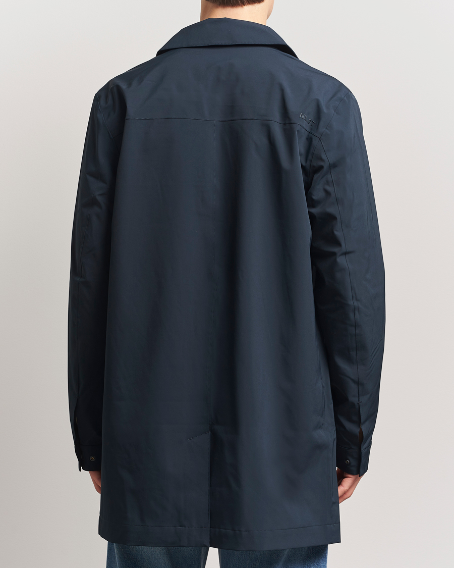 Herr | Jackor | NN07 | Kim Waterproof Car Coat Navy Blue