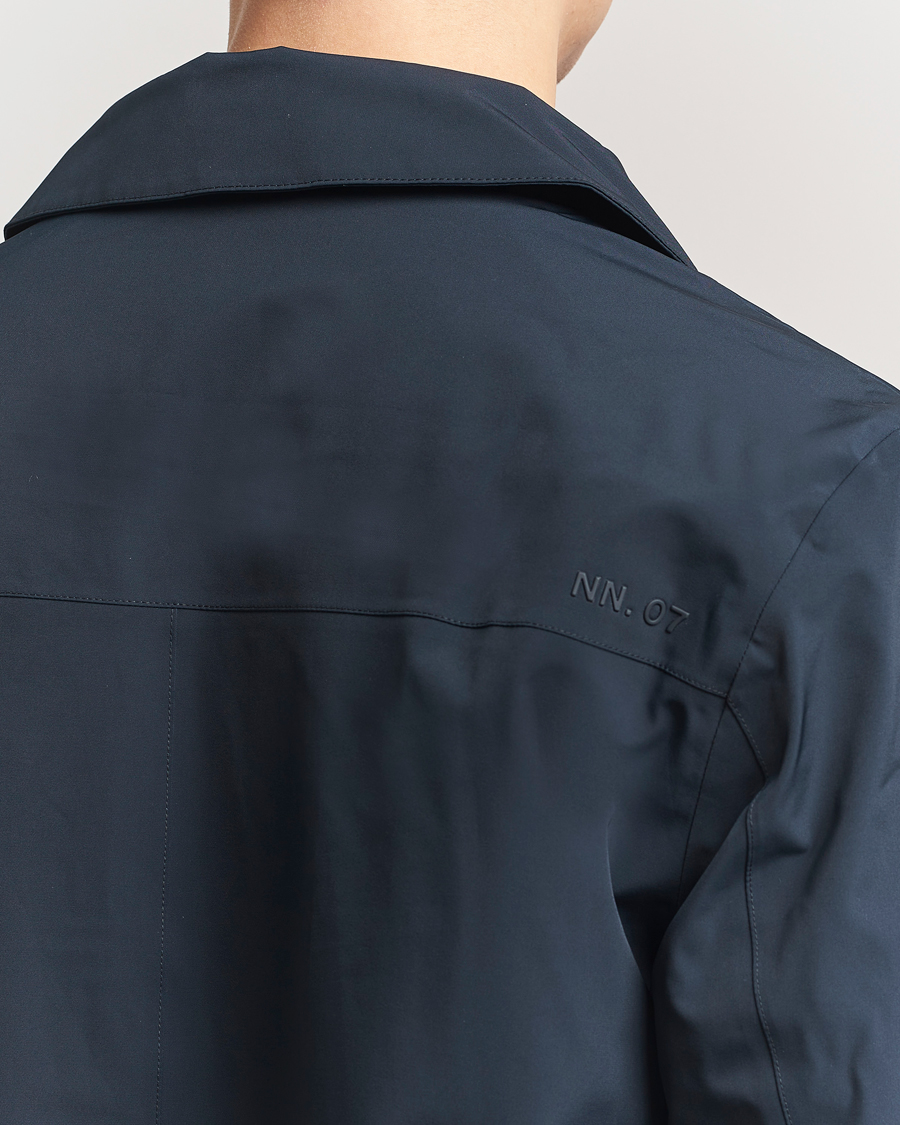 Herr | Jackor | NN07 | Kim Waterproof Car Coat Navy Blue