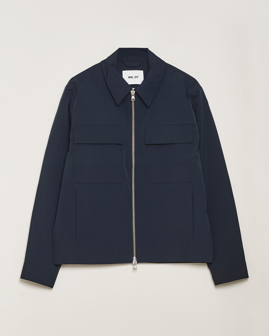 Herr | Jackor | NN07 | Alban Bomber Jacket Navy Blue