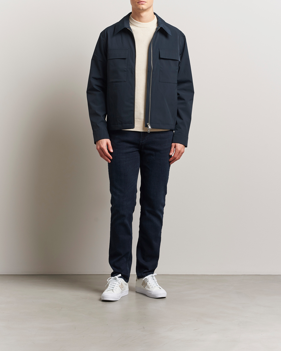 Herr | Jackor | NN07 | Alban Bomber Jacket Navy Blue