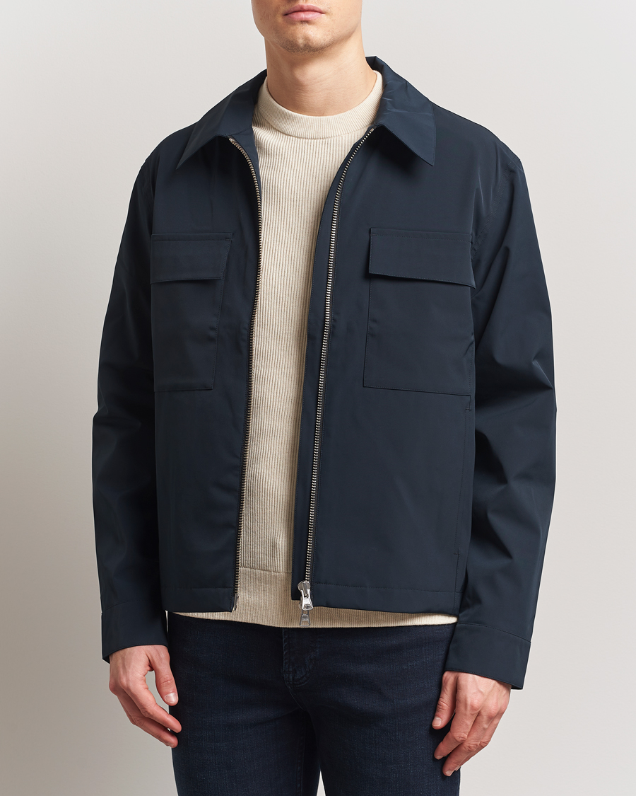 Herr | Jackor | NN07 | Alban Bomber Jacket Navy Blue