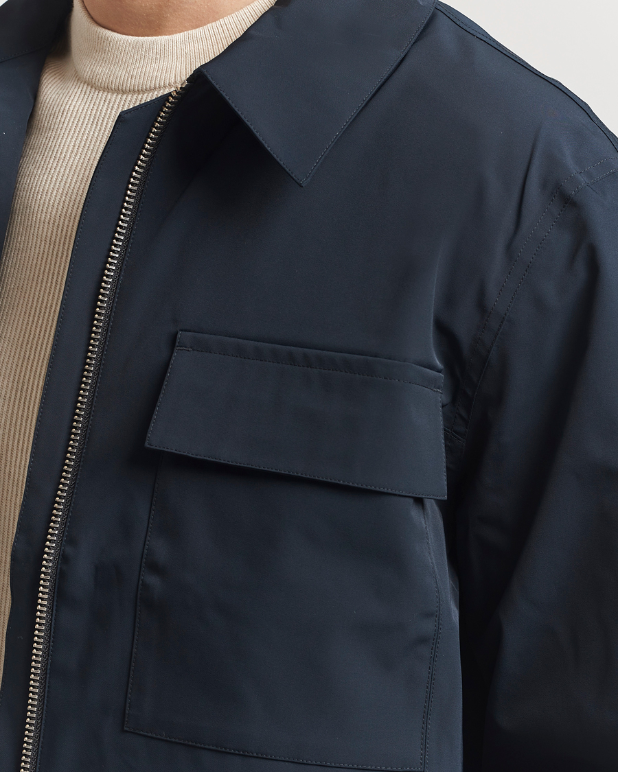 Herr | Jackor | NN07 | Alban Bomber Jacket Navy Blue