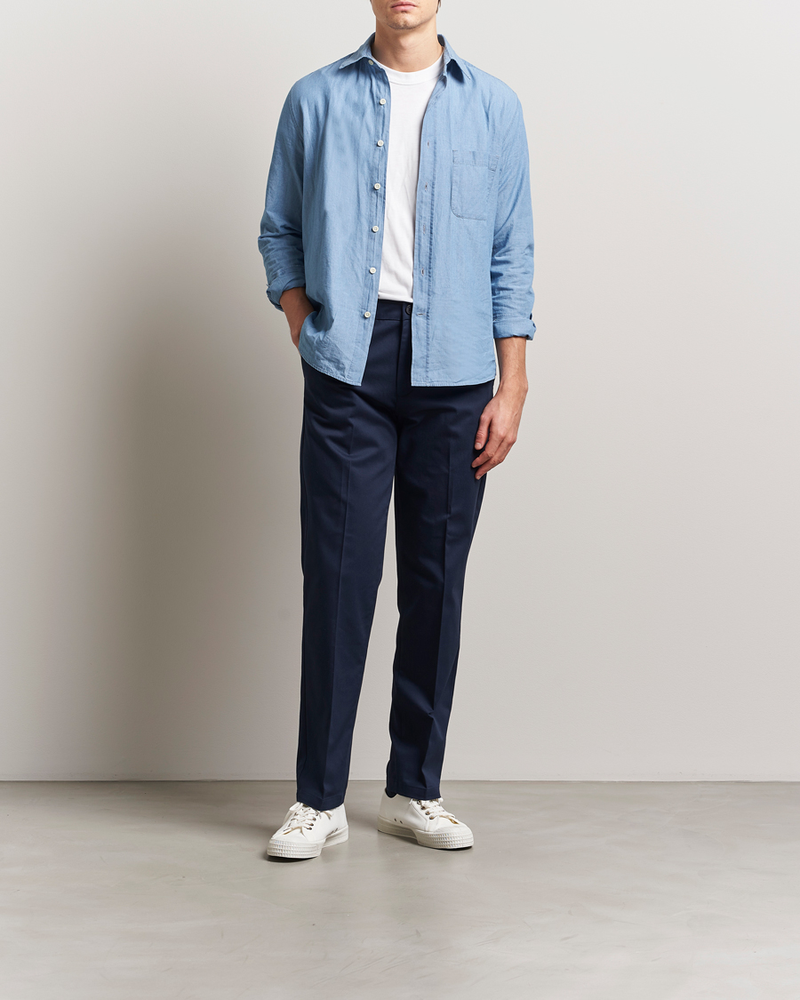 Herr | Byxor | Dockers | Stain Defender Straight Chino Navy Blazer