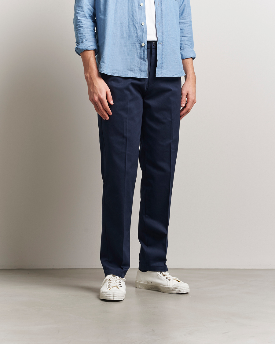 Herr | Byxor | Dockers | Stain Defender Straight Chino Navy Blazer