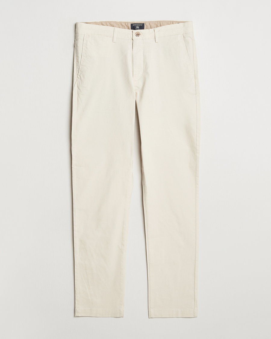 Herr | Byxor | Dockers | Crafted Khaki Slim Cotton/Linen Chino Summer Earth