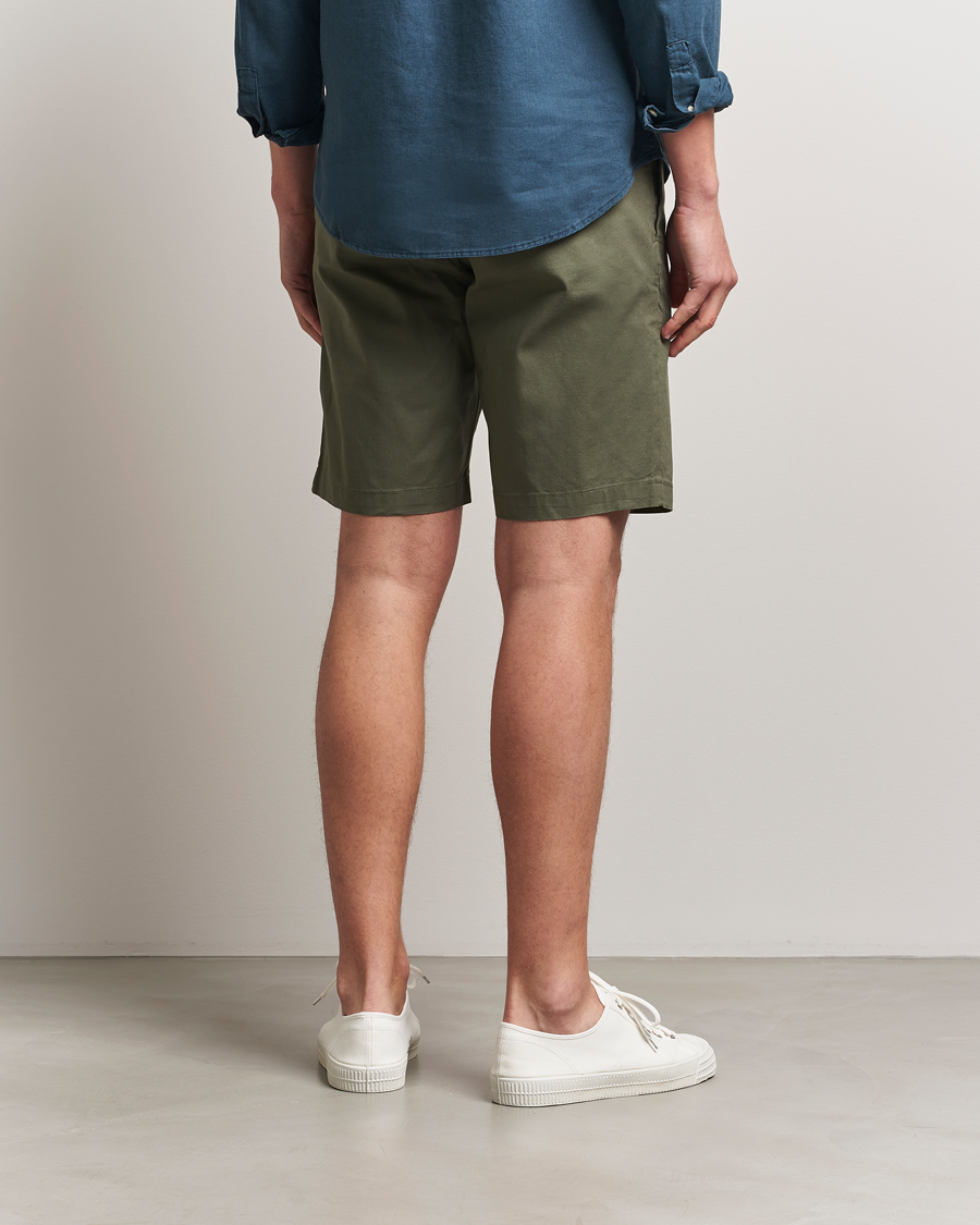 Herr | Shorts | Dockers | Slim Cotton/Linen Shorts Teal Leaf
