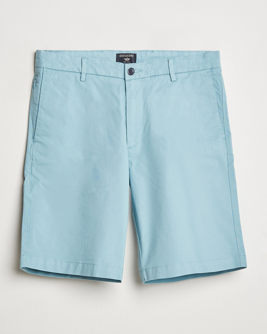 Herr | Shorts | Dockers | Slim Cotton/Linen Shorts Tourmaline