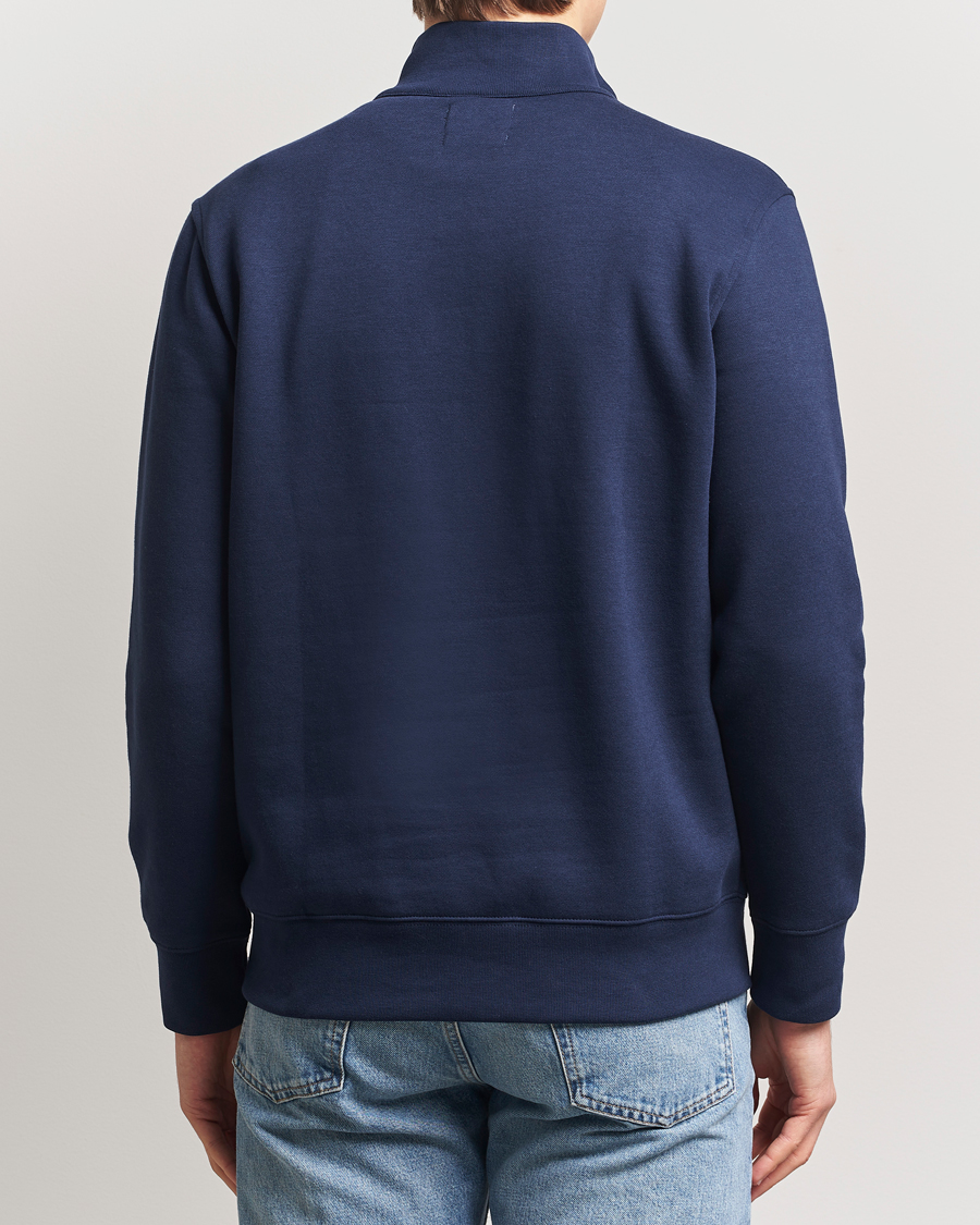 Herr | Tröjor | Dockers | Quarter Zip Fleece Navy Blazer