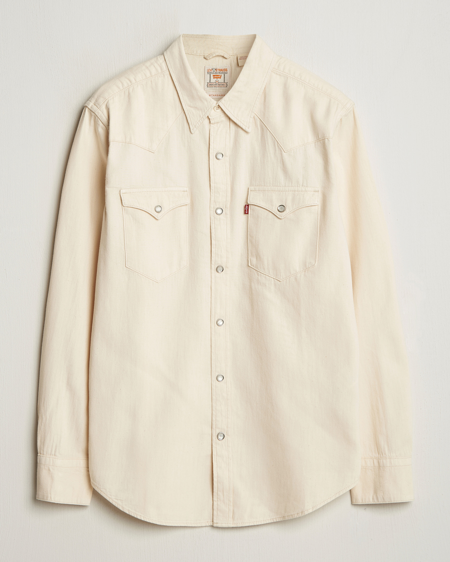 Herr | Skjortor | Levi's | Barstow Western Standard Shirt Eddlyn Ecru