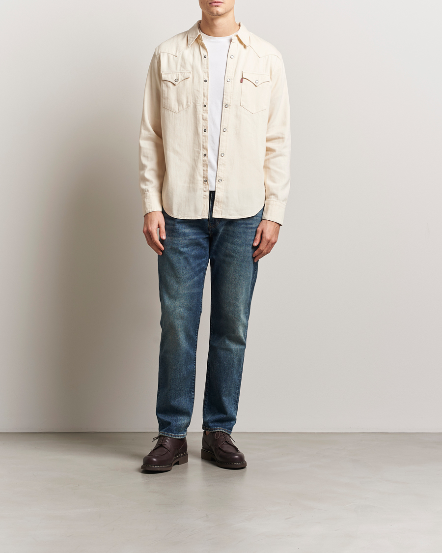 Herr | Skjortor | Levi's | Barstow Western Standard Shirt Eddlyn Ecru