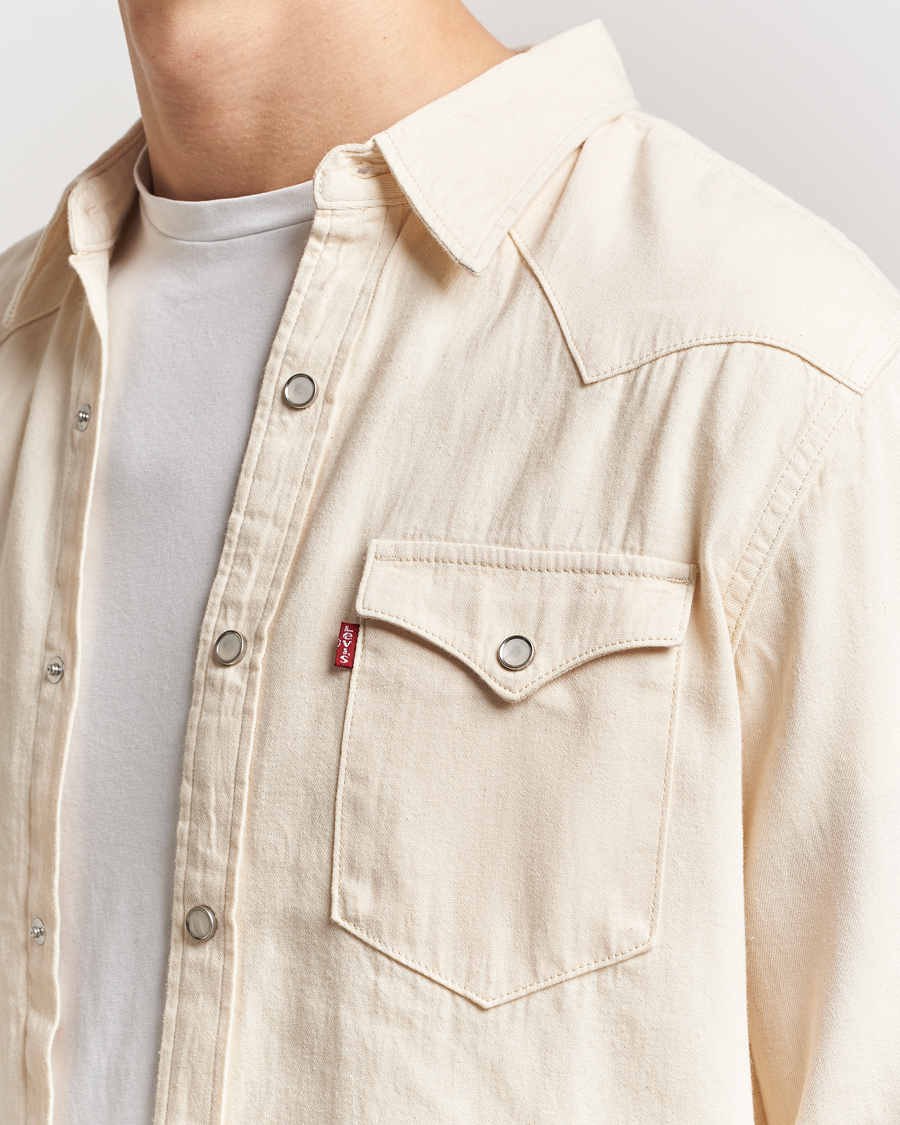 Herr | Skjortor | Levi's | Barstow Western Standard Shirt Eddlyn Ecru
