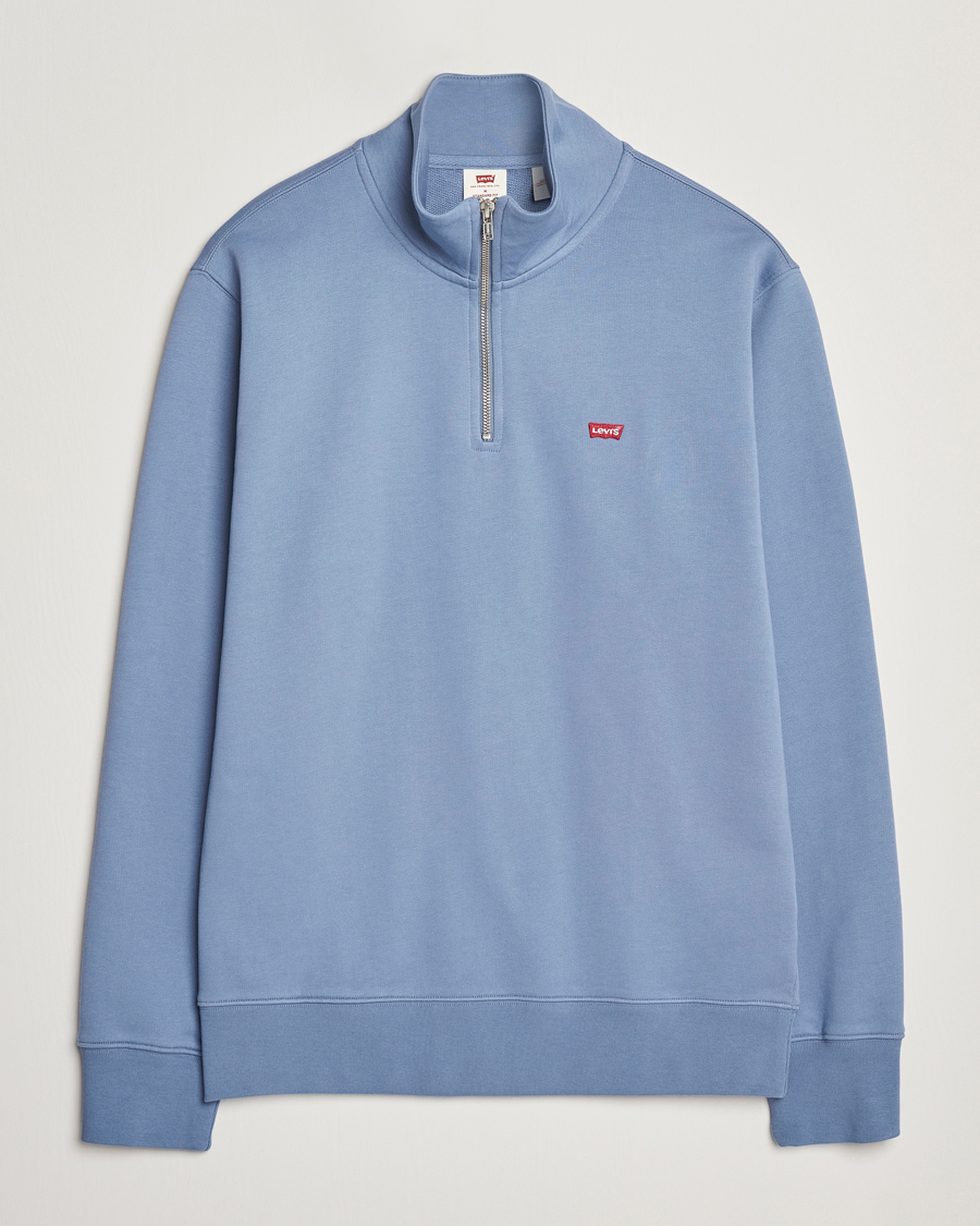 Herr | Tröjor | Levi's | Original Half Zip Sweater Vintage Indigo