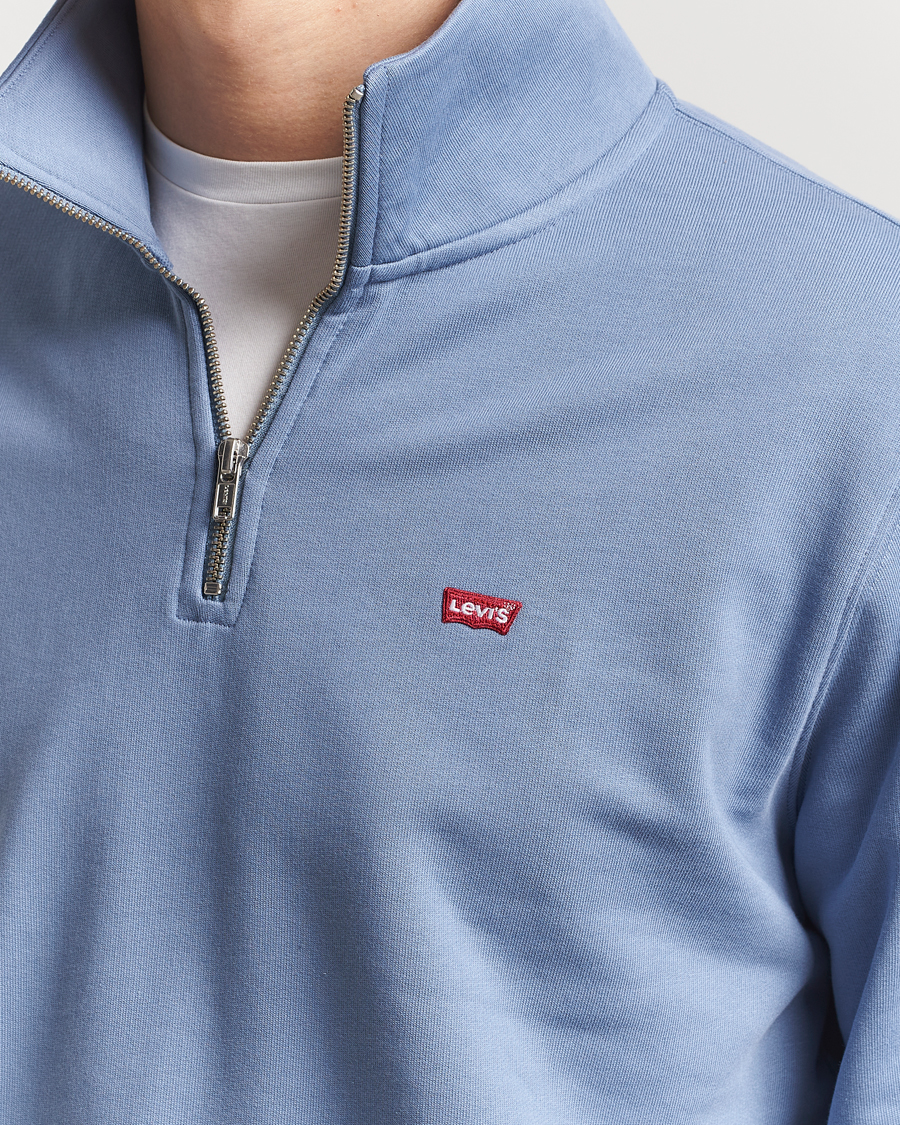 Herr | Tröjor | Levi's | Original Half Zip Sweater Vintage Indigo