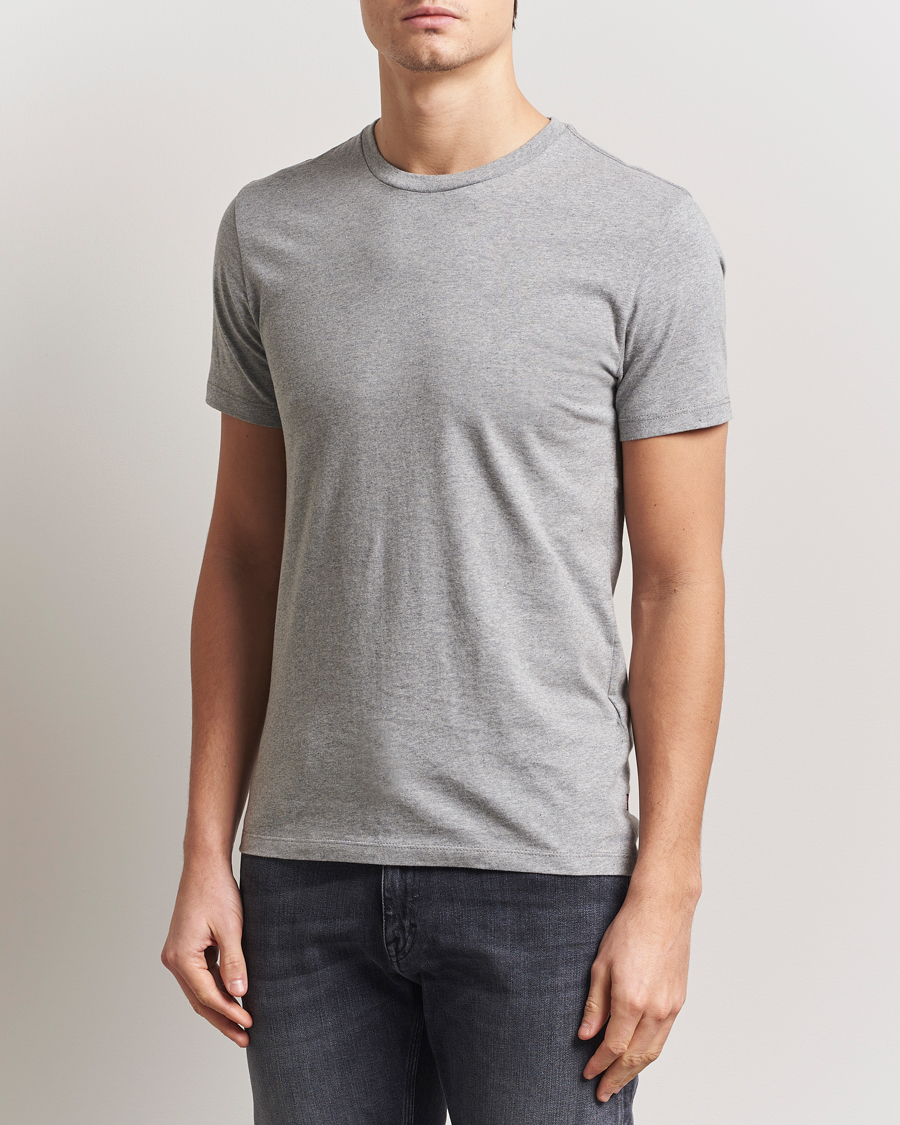 Herr | T-Shirts | Levi's | 2-Pack Crew Neck T-Shirt White/Grey Heather