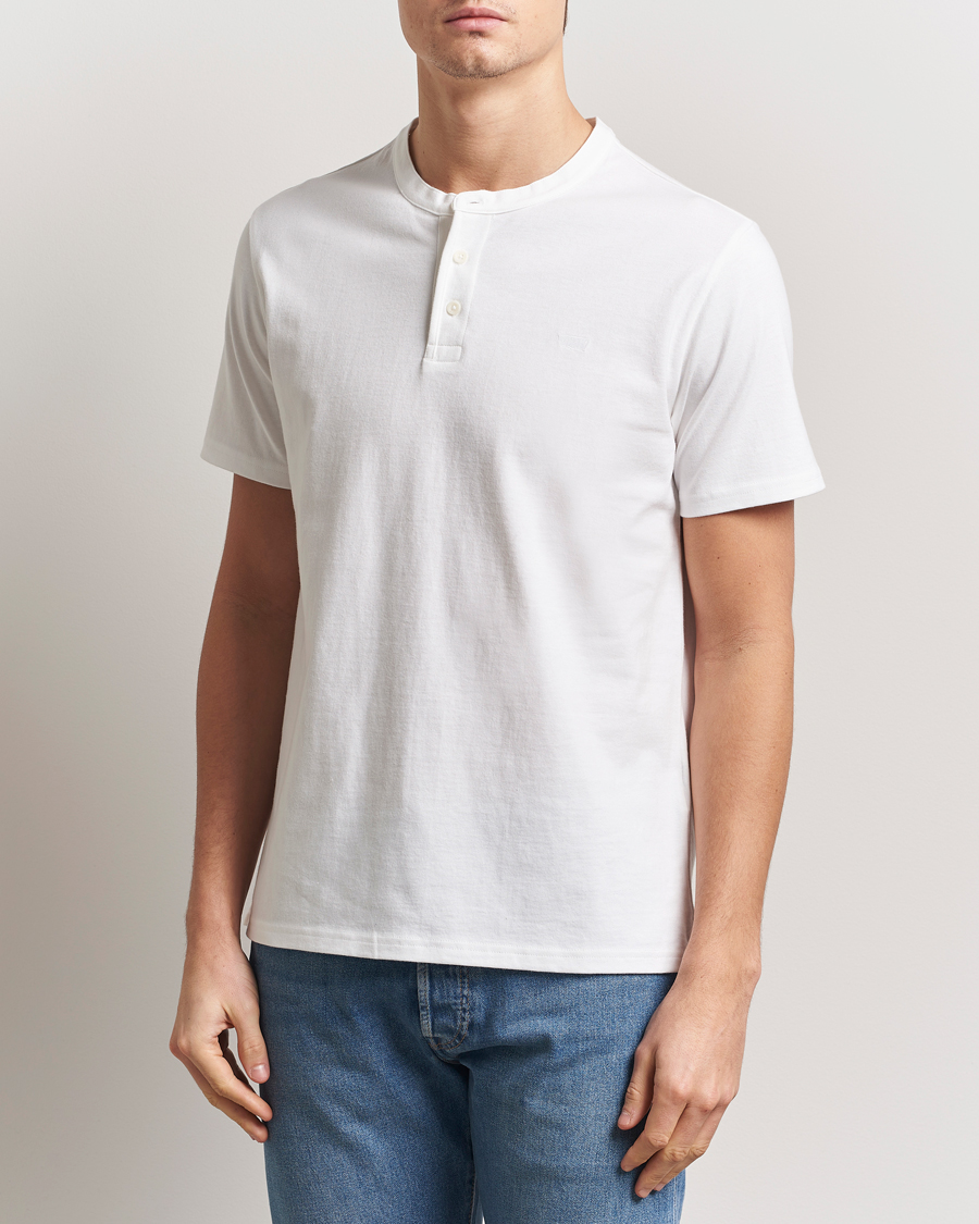 Herr | T-Shirts | Levi's | Short Sleeve Henley White