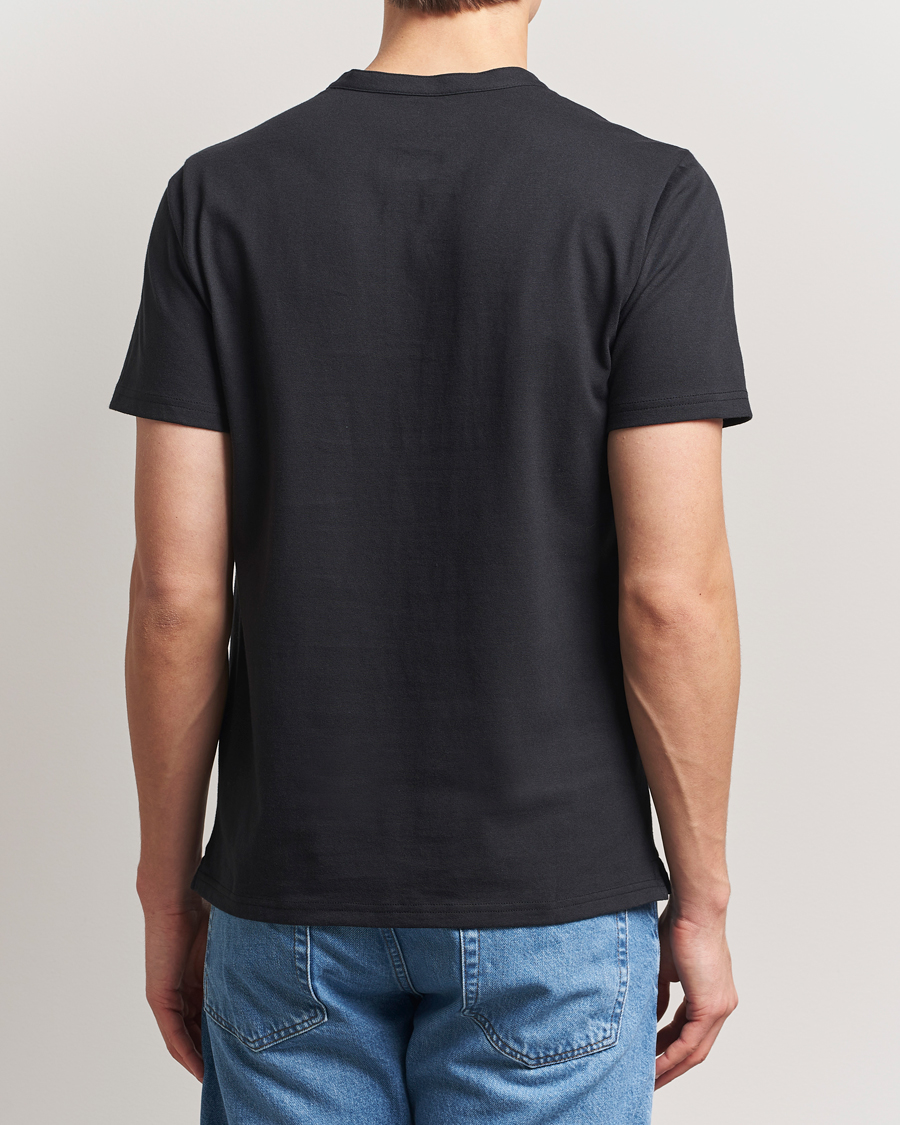 Herr | T-Shirts | Levi's | Short Sleeve Henley Mineral Black