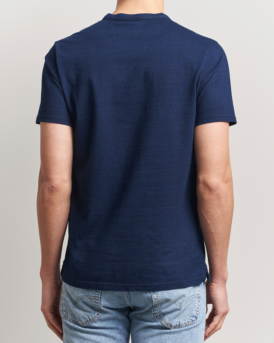 Herr | T-Shirts | Levi's | Short Sleeve Henley Dark Indigo