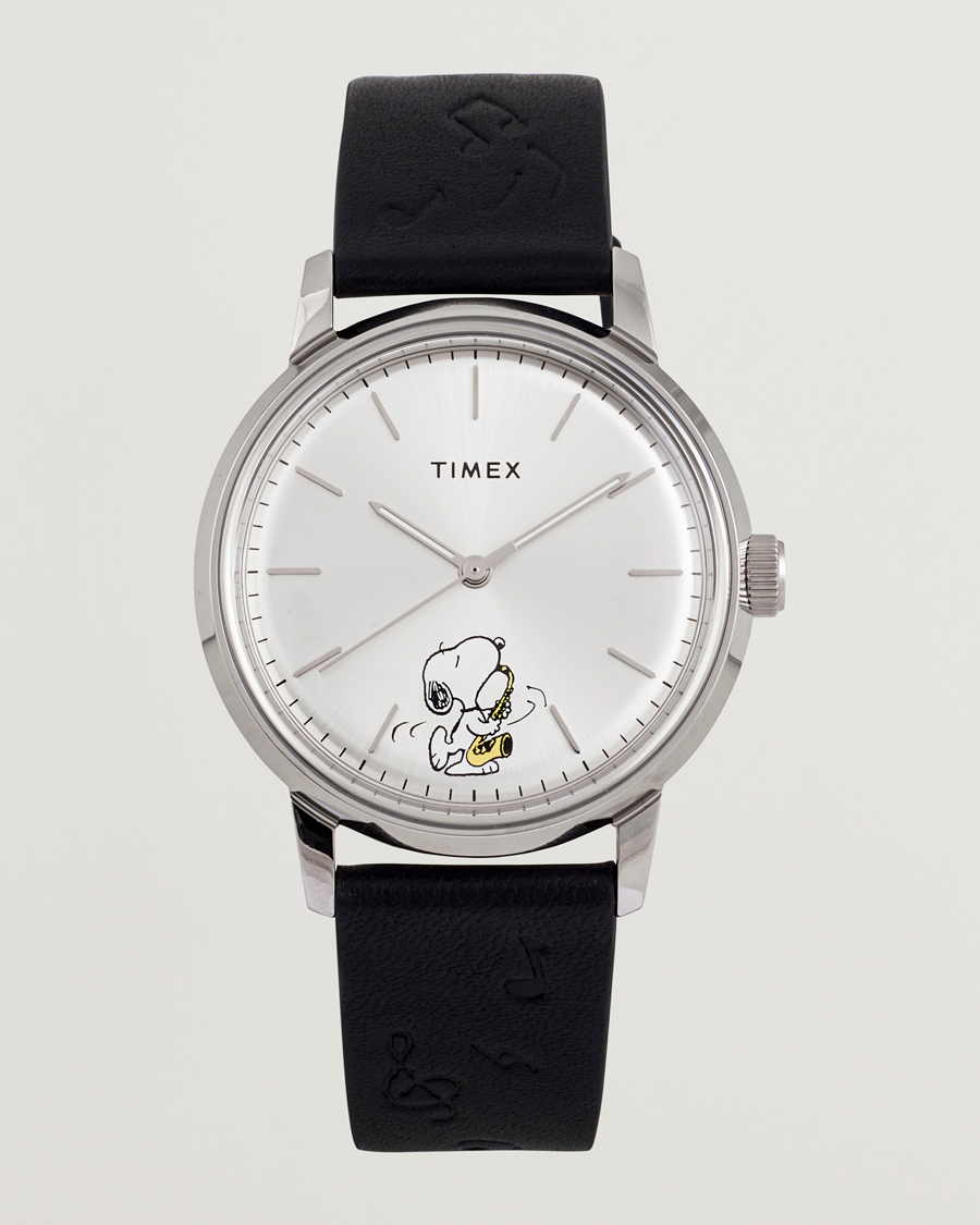Herr | Timex Timex X Peanuts Marlin Snoopy Automatic 40mm White Dial | Timex | X Peanuts Marlin Snoopy Automatic 40mm White Dial