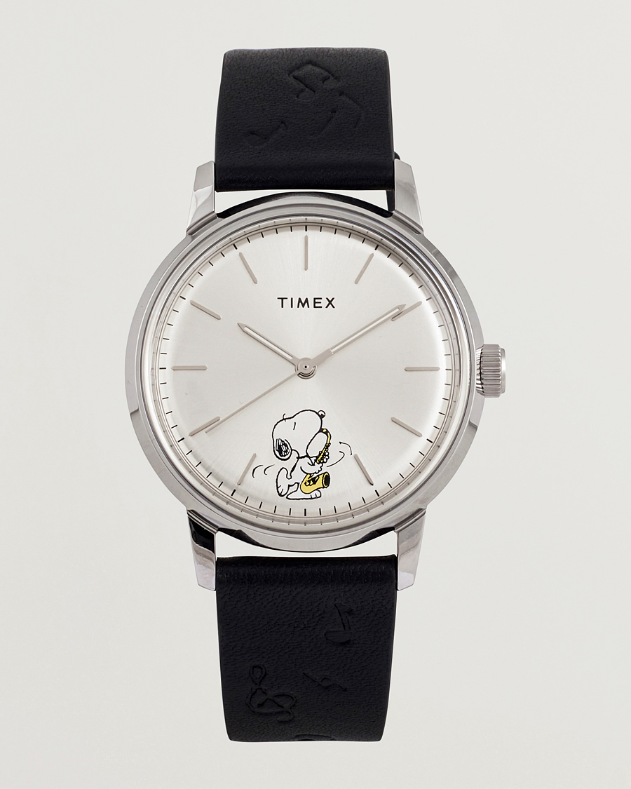 Herr | Timex Timex X Peanuts Marlin Snoopy Automatic 40mm Silver Dial | Timex | X Peanuts Marlin Snoopy Automatic 40mm Silver Dial