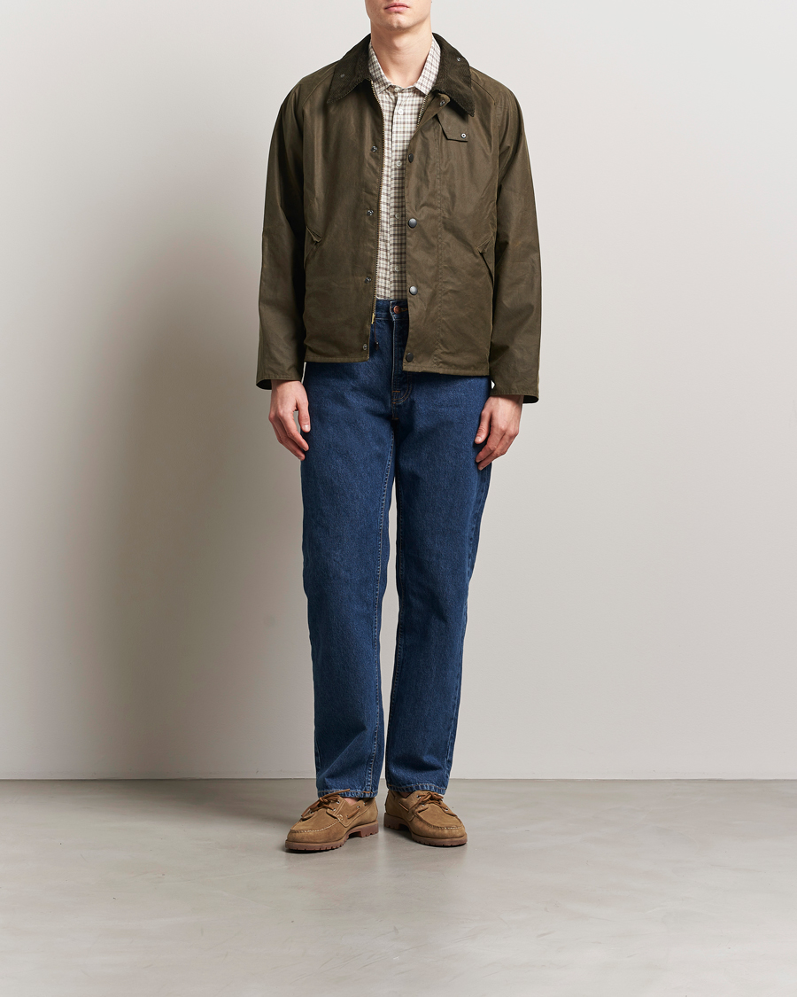 Herr | Jackor | Barbour Heritage | Oversize Transport Wax Jacket Beech