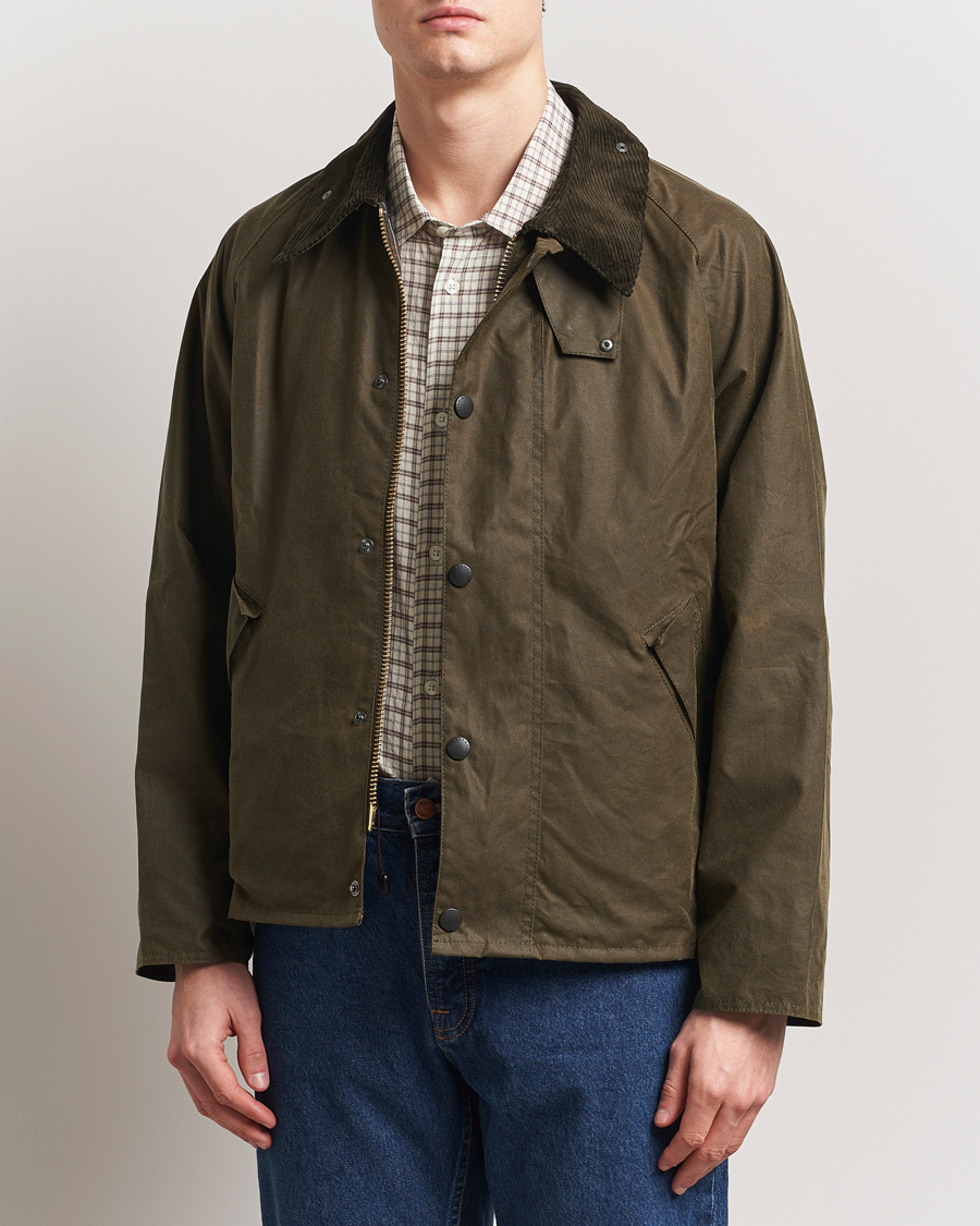 Herr | Jackor | Barbour Heritage | Oversize Transport Wax Jacket Beech