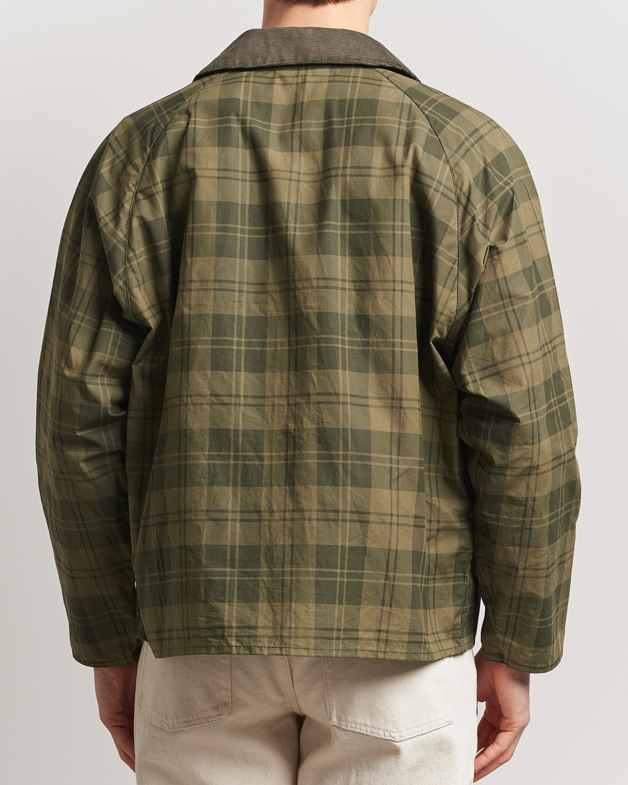Herr | Jackor | Barbour Heritage | Transport Check Cotton Casual Jacket Olive