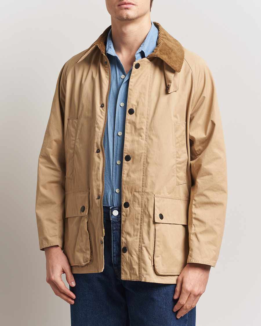 Herr | Jackor | Barbour Heritage | Oversized Peached Bedale Jacket Stone