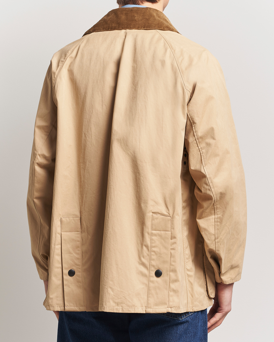 Herr | Jackor | Barbour Heritage | Oversized Peached Bedale Jacket Stone