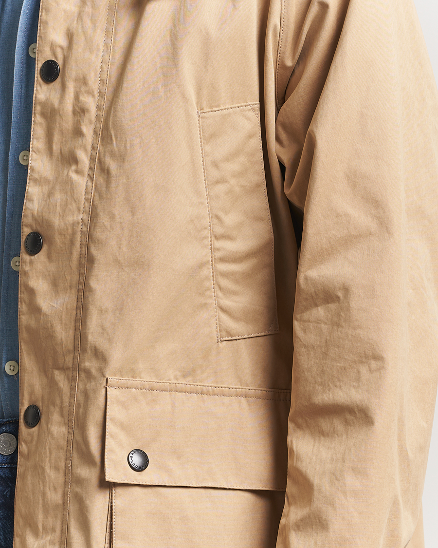Herr | Jackor | Barbour Heritage | Oversized Peached Bedale Jacket Stone