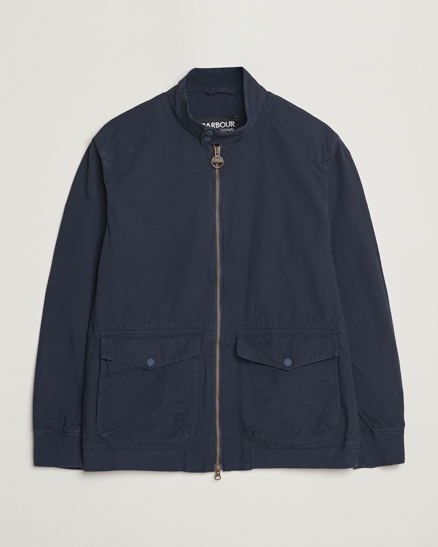 Herr | Jackor | Barbour International | Matley Casual Cotton Jacket Navy