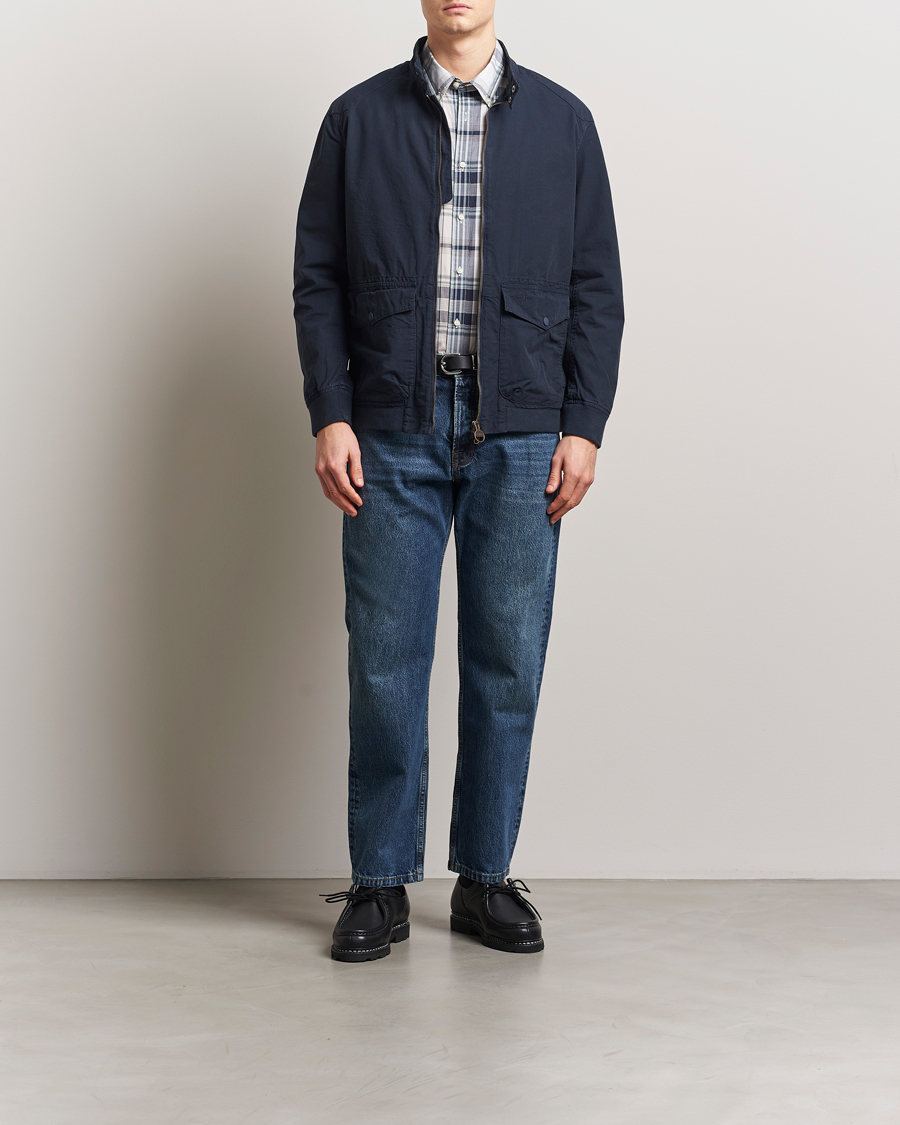 Herr | Jackor | Barbour International | Matley Casual Cotton Jacket Navy