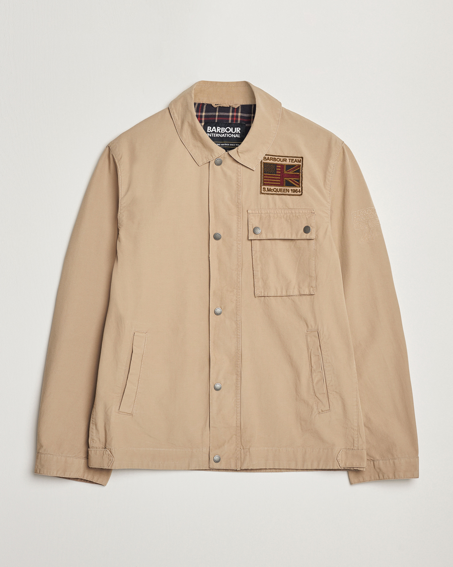 Herr | Jackor | Barbour International | Steve McQueen Workers Casual Jacket Timber Wolf