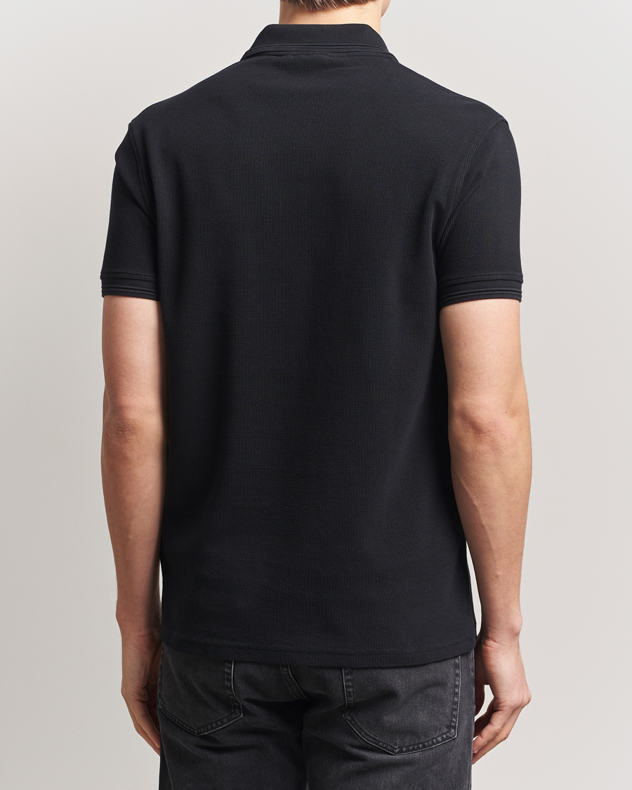 Herr | Pikéer | Barbour International | Charlie Textured Polo Black