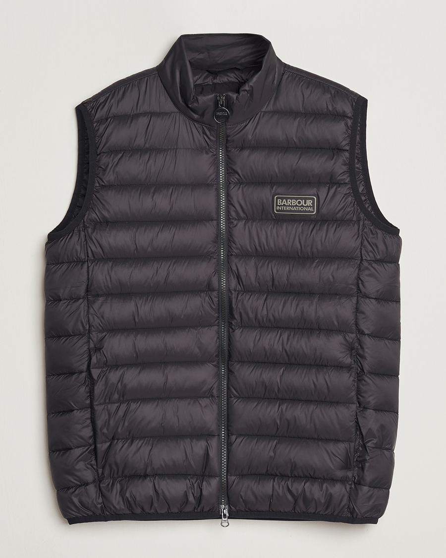 Herr | Jackor | Barbour International | Trer Reed Puffer Gilet Black