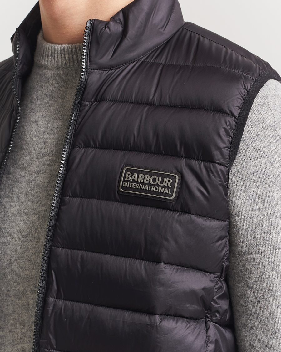 Herr | Jackor | Barbour International | Trer Reed Puffer Gilet Black
