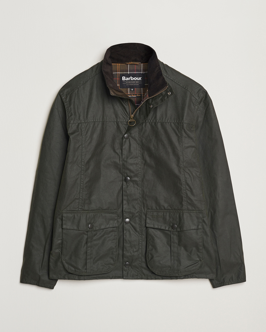 Herr | Jackor | Barbour Lifestyle | Sander Wax Jacket Olive
