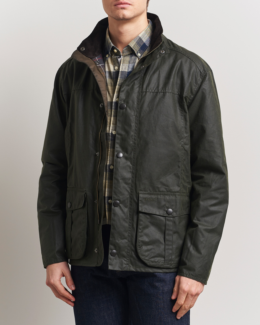 Herr | Jackor | Barbour Lifestyle | Sander Wax Jacket Olive