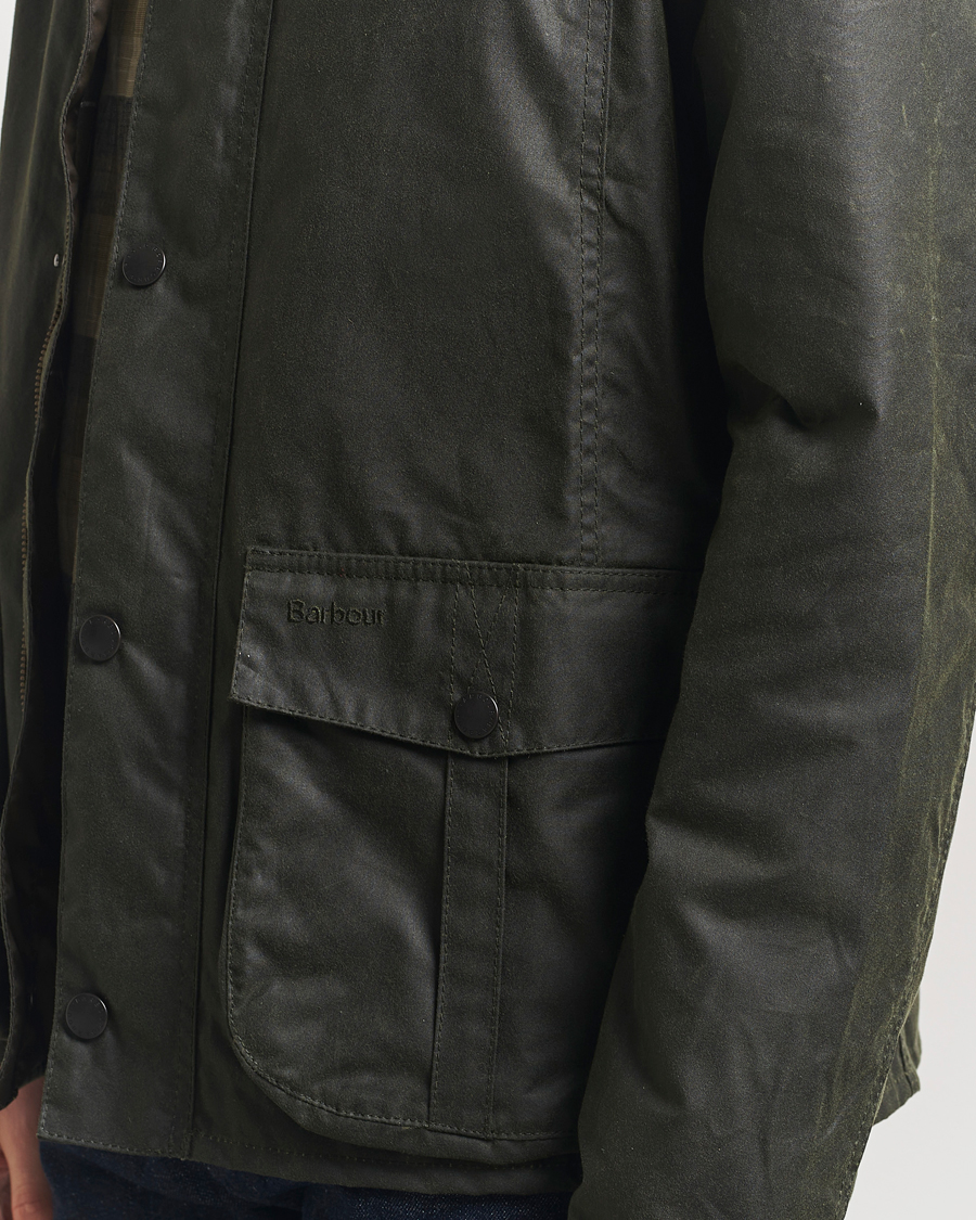 Herr | Jackor | Barbour Lifestyle | Sander Wax Jacket Olive