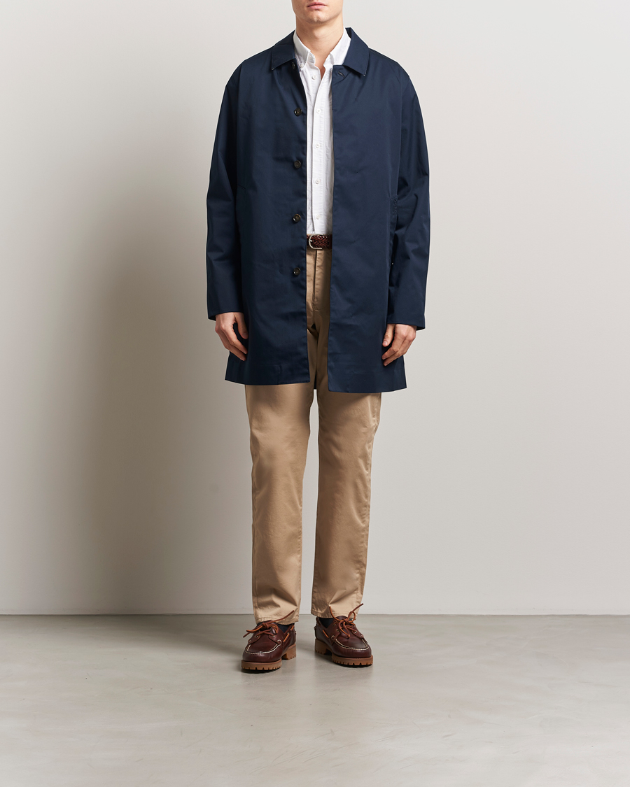 Herr | Jackor | Barbour Lifestyle | Rokig Waterproof Car Coat Navy
