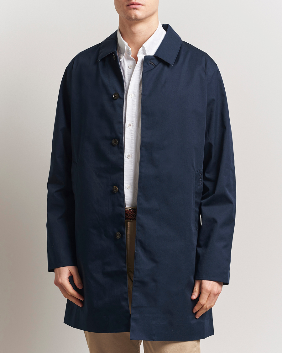 Herr | Jackor | Barbour Lifestyle | Rokig Waterproof Car Coat Navy