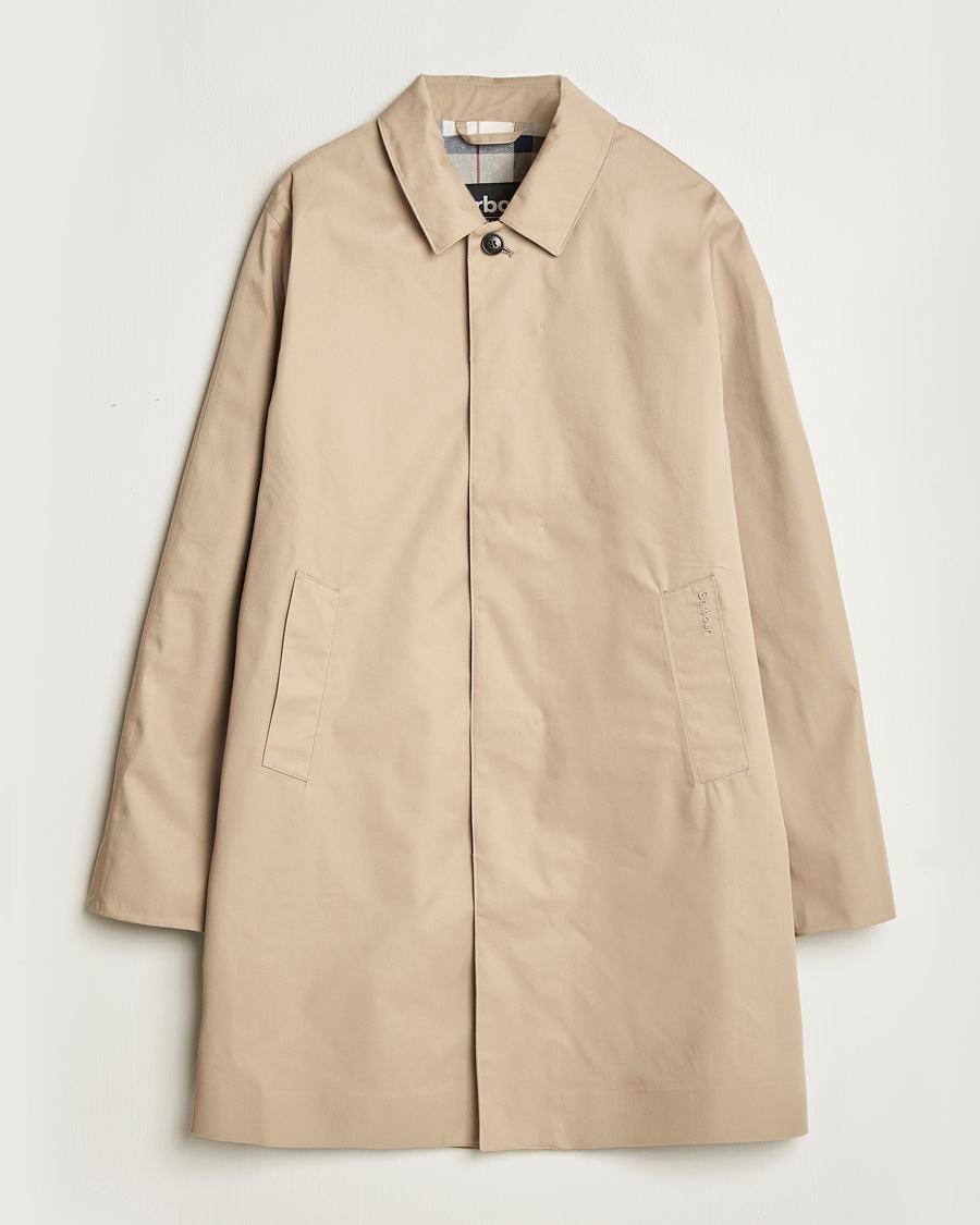 Herr | Jackor | Barbour Lifestyle | Rokig Waterproof Car Coat Washed Stone