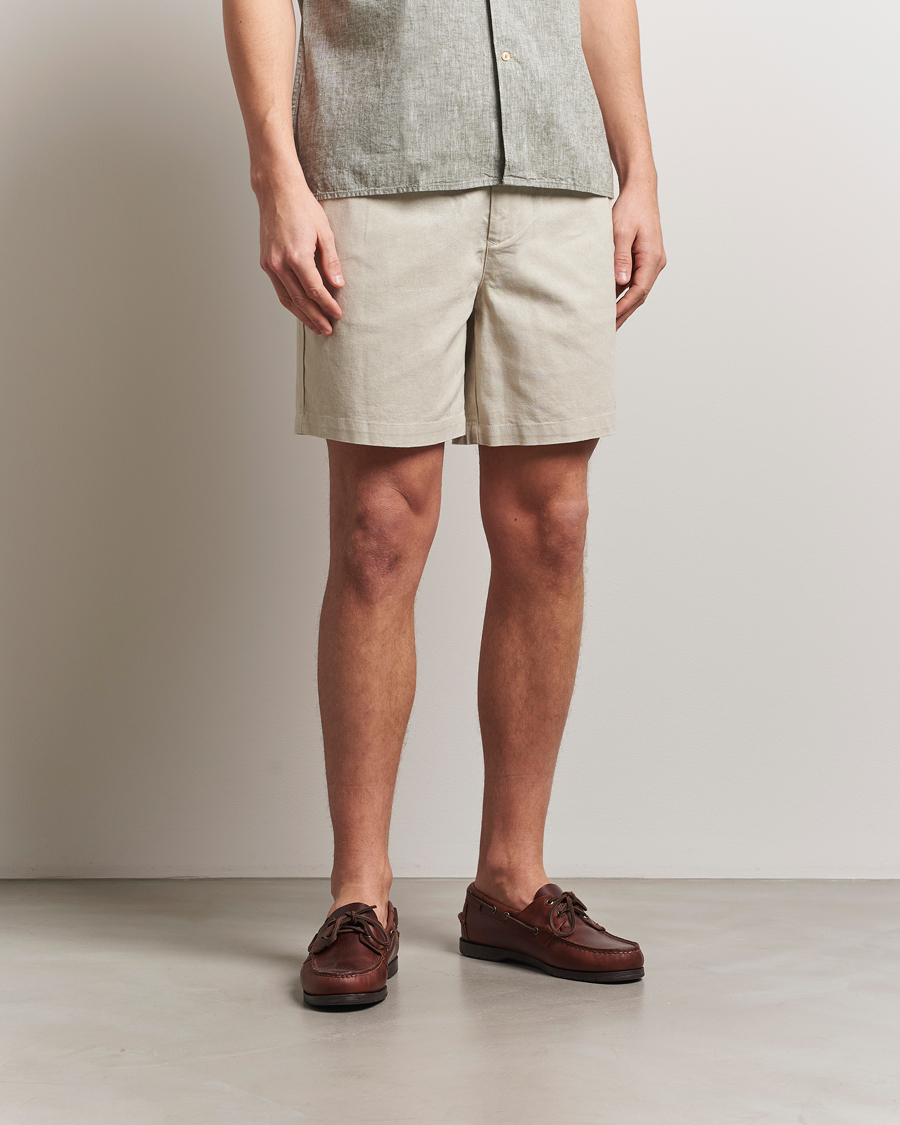 Herr | Shorts | Barbour Lifestyle | Cotton/Linen Relaxed Shorts Mist