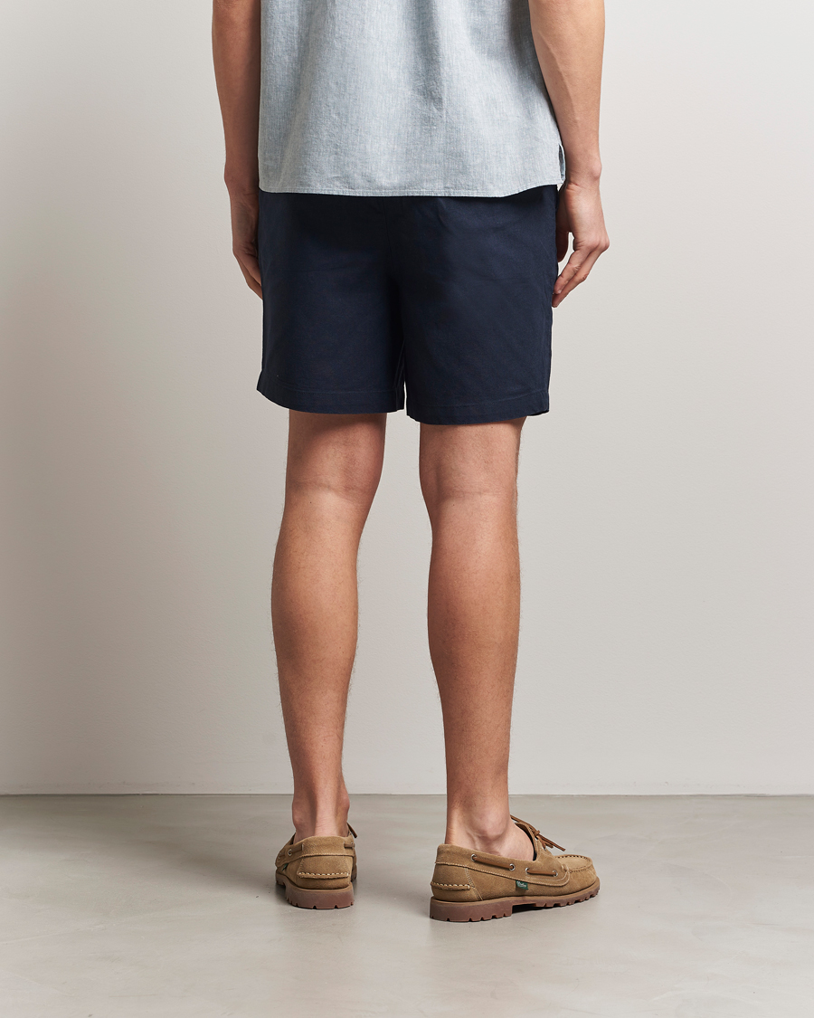 Herr | Shorts | Barbour Lifestyle | Cotton/Linen Relaxed Shorts Navy