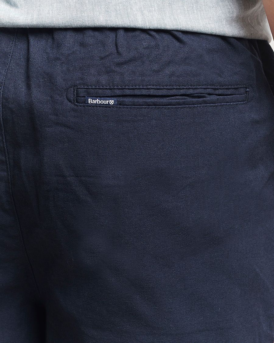 Herr | Shorts | Barbour Lifestyle | Cotton/Linen Relaxed Shorts Navy