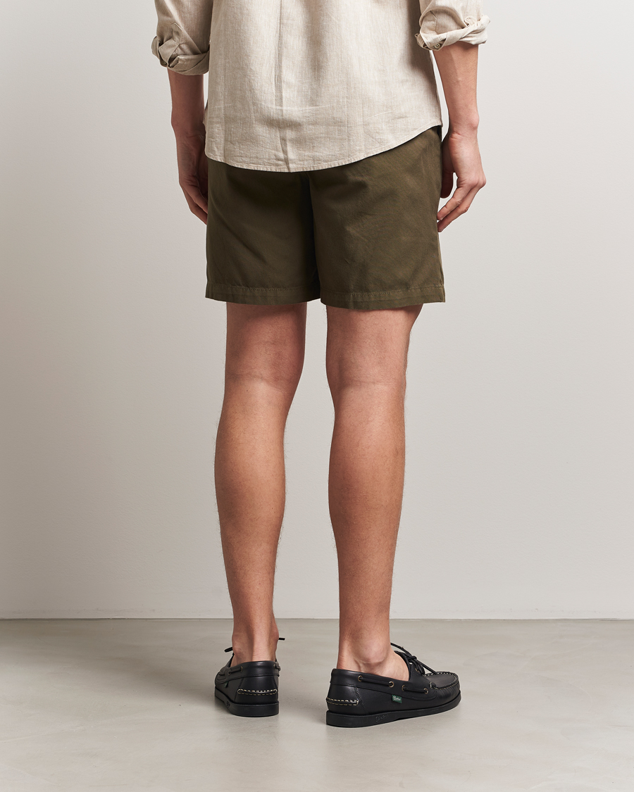 Herr | Shorts | Barbour Lifestyle | Washed Oxford Relaxed Shorts Uniform Green