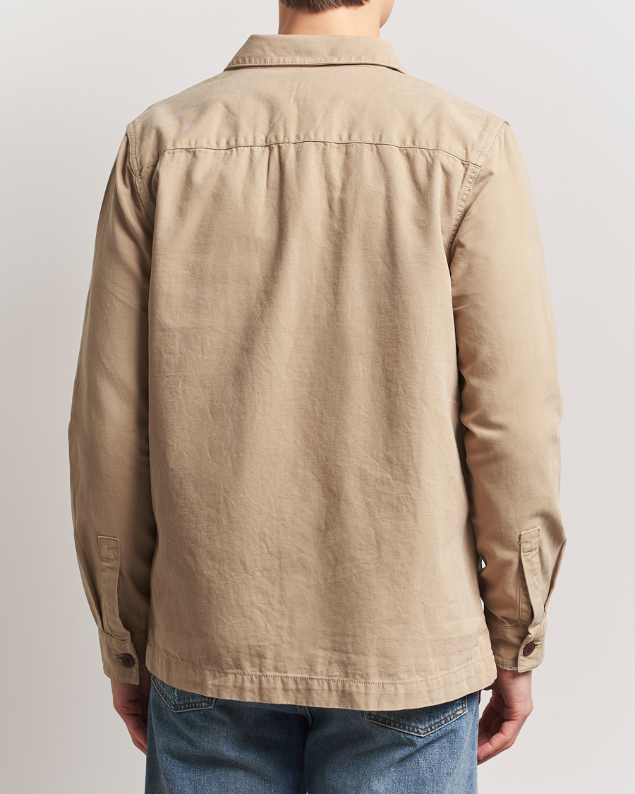 Herr | Skjortor | Barbour Lifestyle | Washed Cotton Overshirt Washed Stone